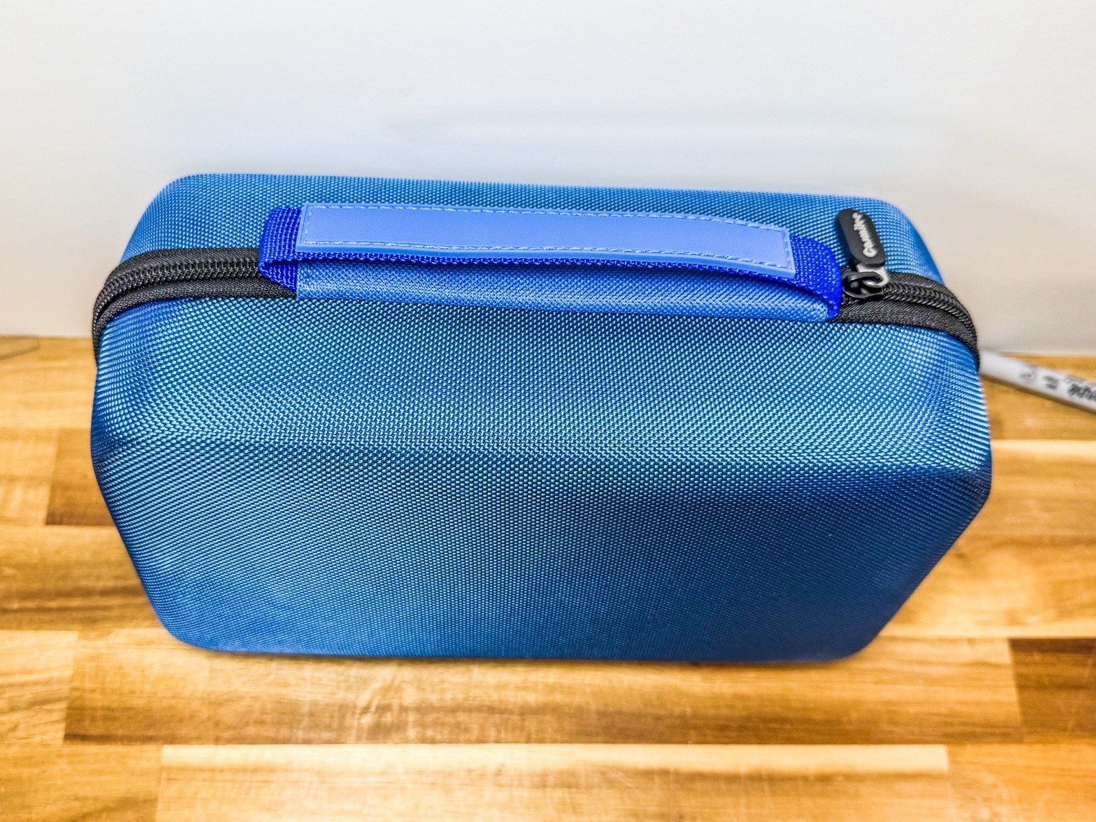 Carmilee Blue Hard Shell Case For Electronics | Portable Gaming Systems And More