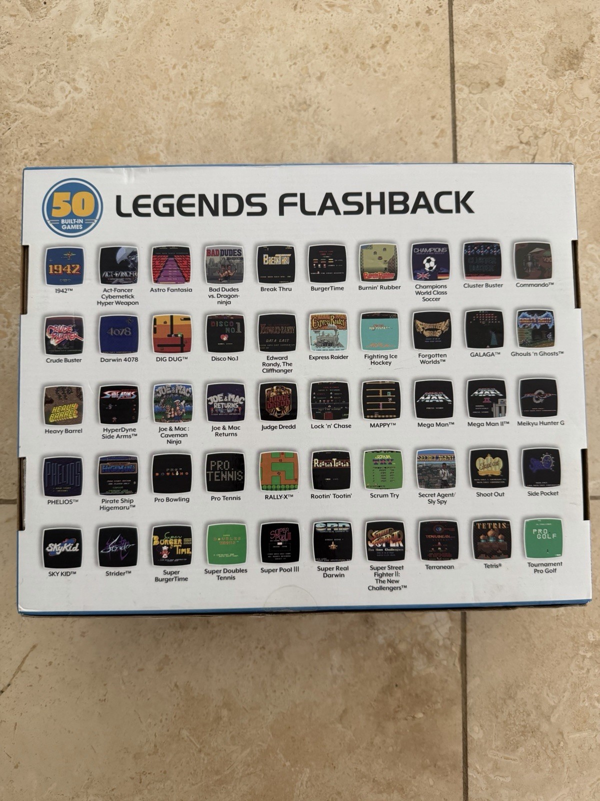 Legends Flashback Plug N Play * OVER 50 BUILT IN GAMES Tested Working