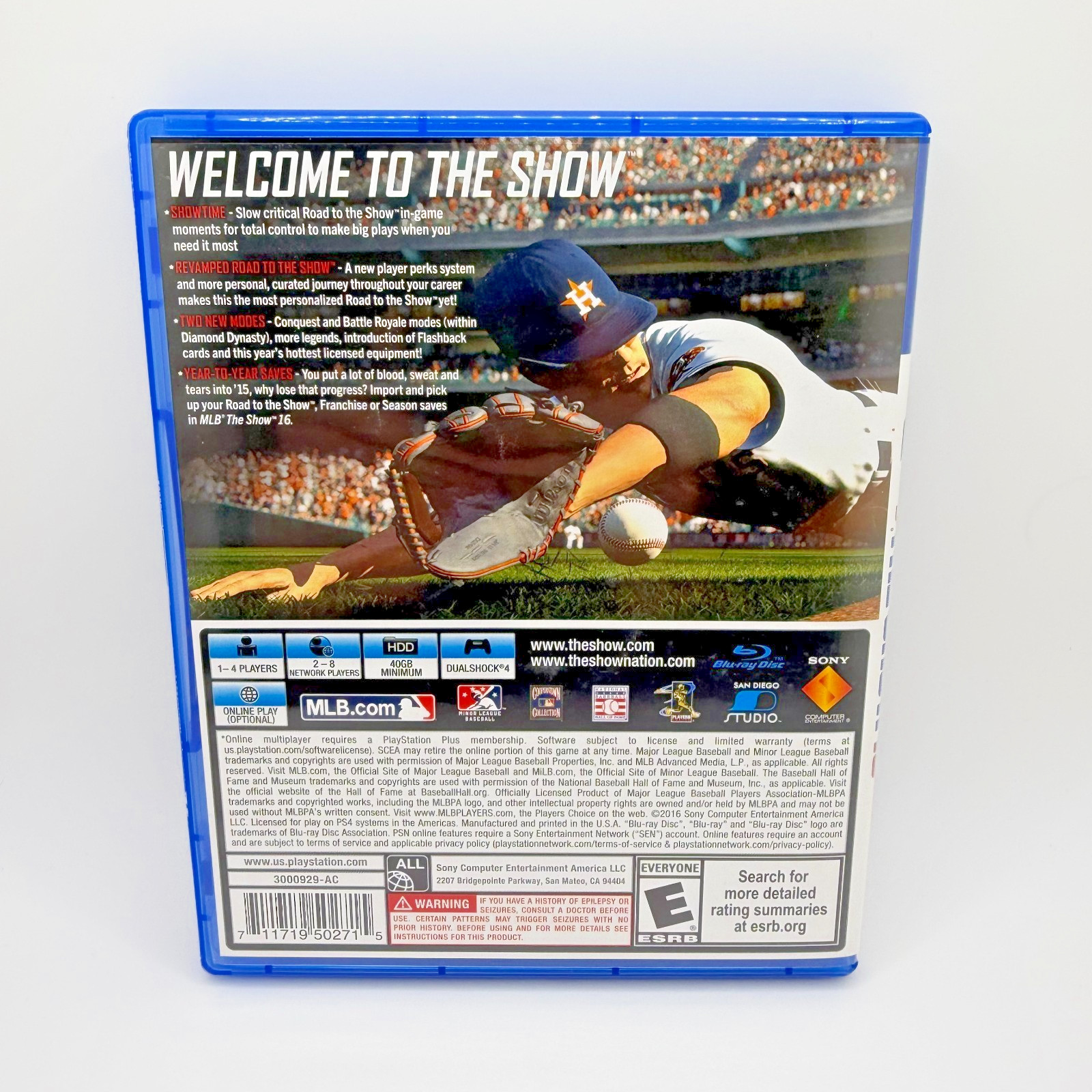MLB The Show 16 PS4 U Tested & Working CIB