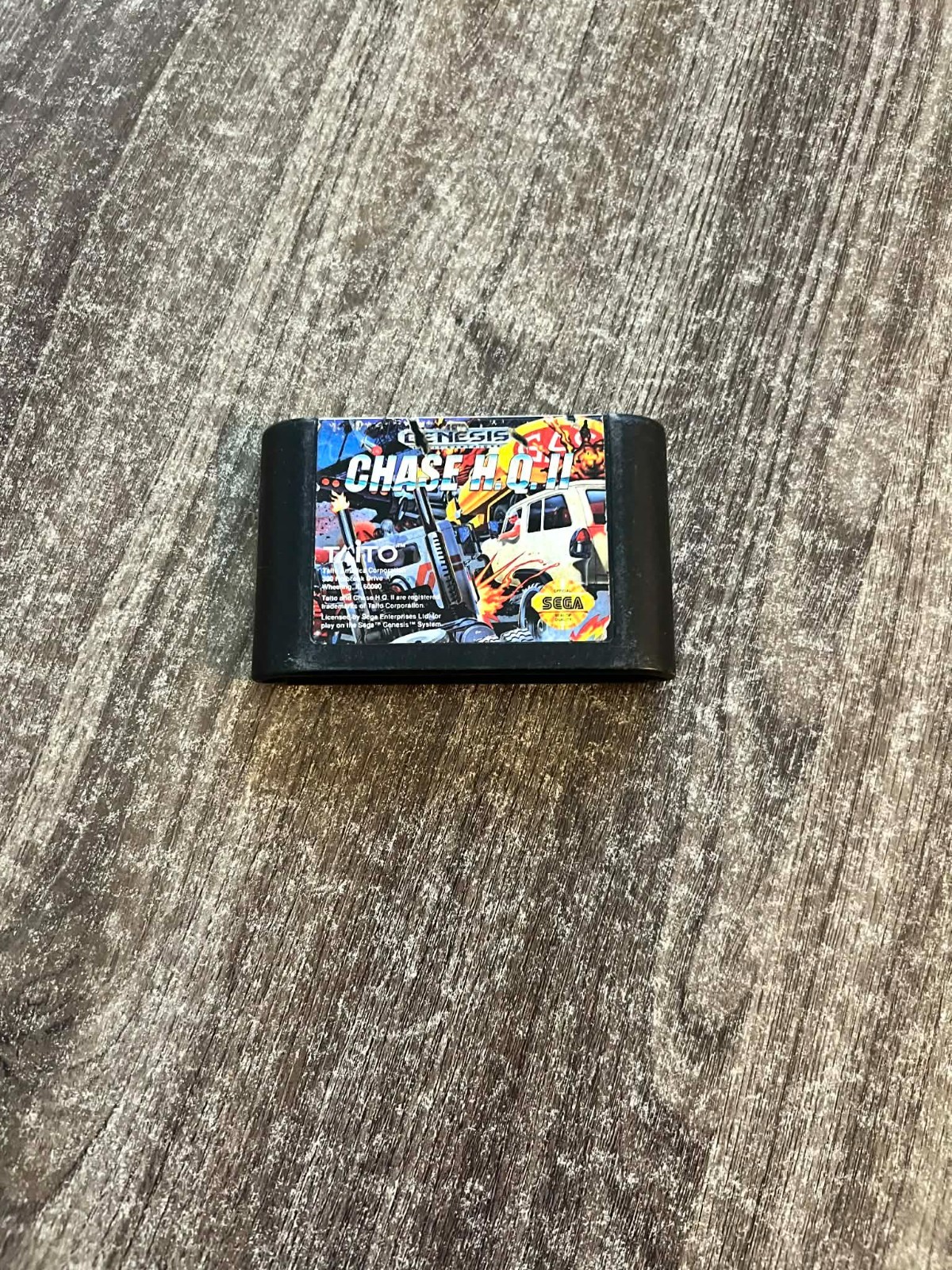Chase H.Q. II (Sega Genesis, 1992) AUTHENTIC! Tested & Working!