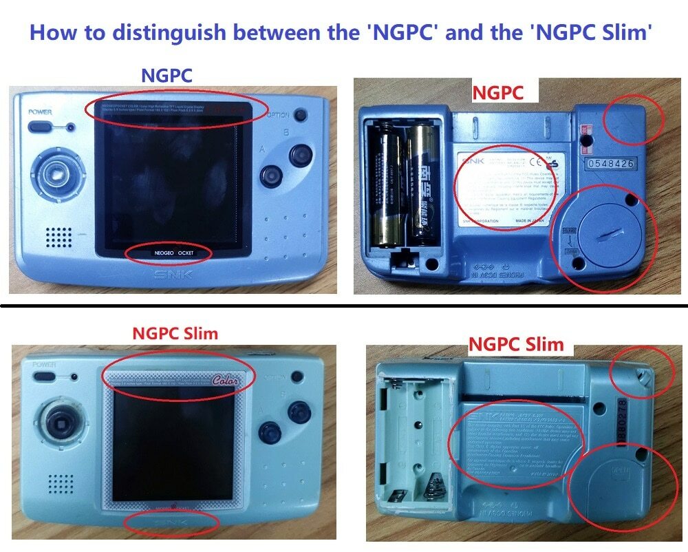Neo Geo Pocket Color SLIM OSD Q5 IPS Backlight Mod Kit