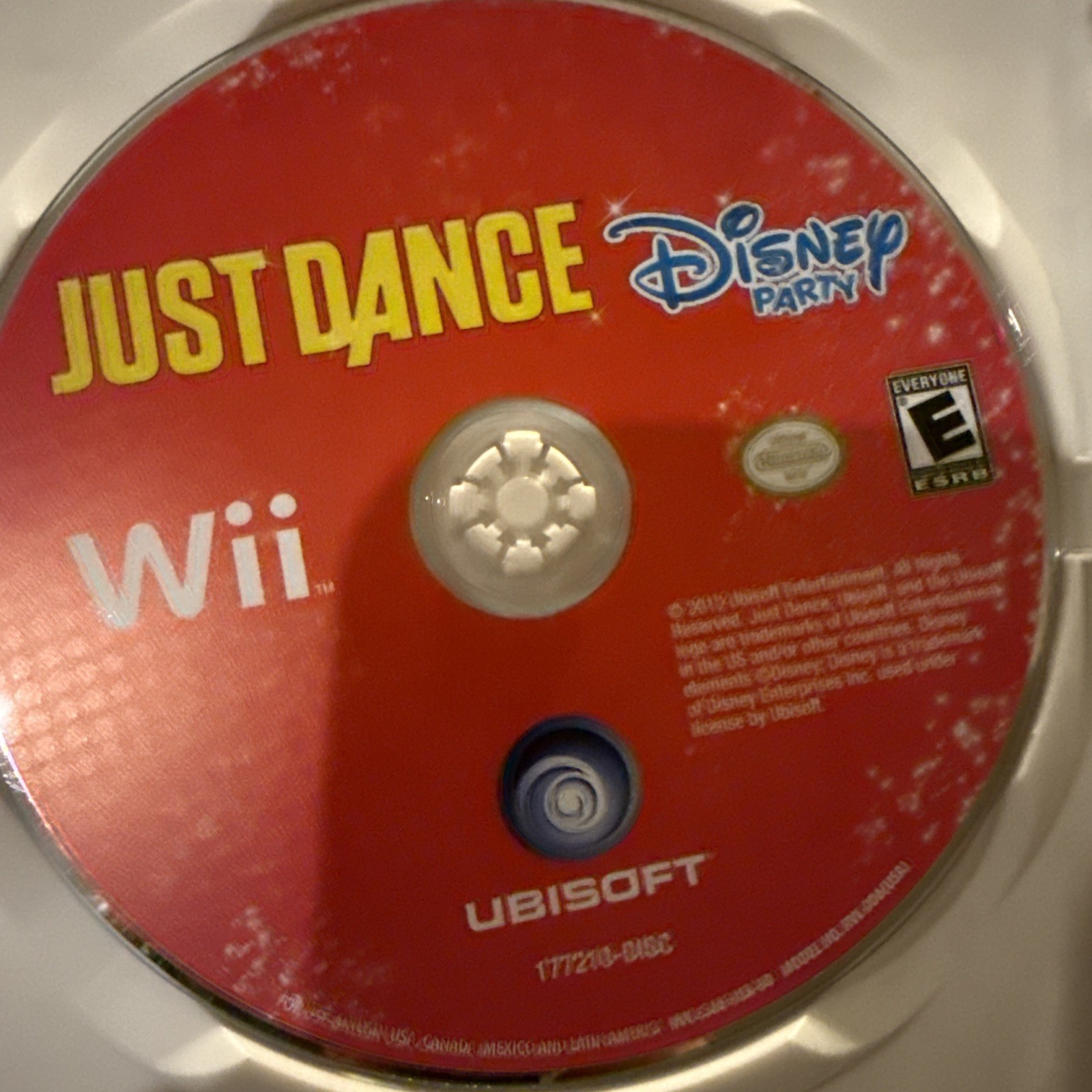 Just Dance: Disney Party (Nintendo Wii, 2012) Disc Only