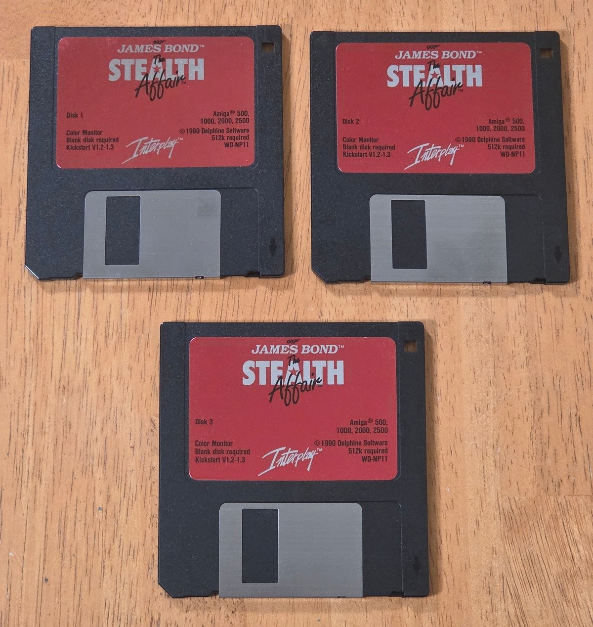 James Bond Stealth Affair Interplay Commodore Amiga Big Box Game Complete CIB