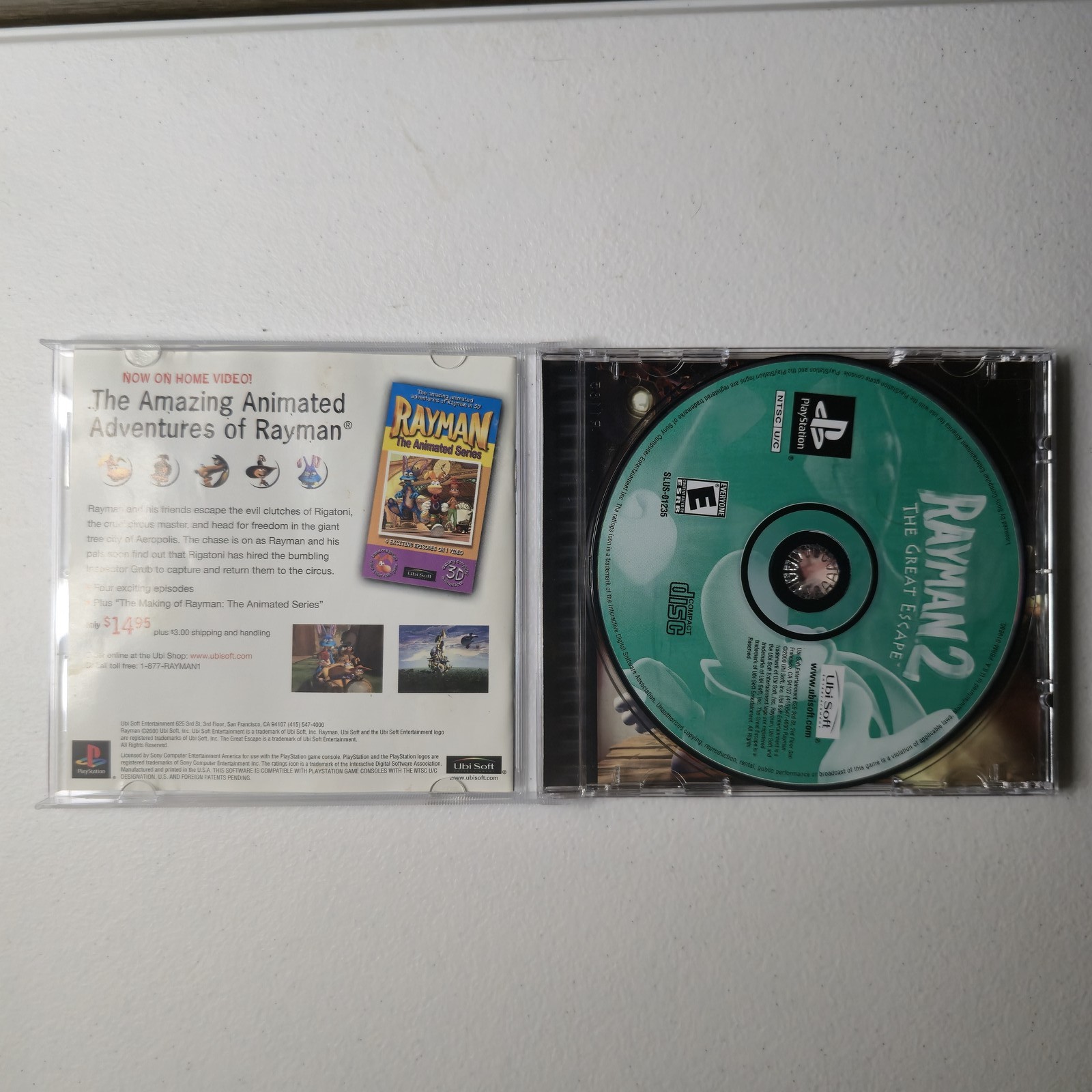 Rayman 2 The Great Escape PlayStation Classic 3D Platformer