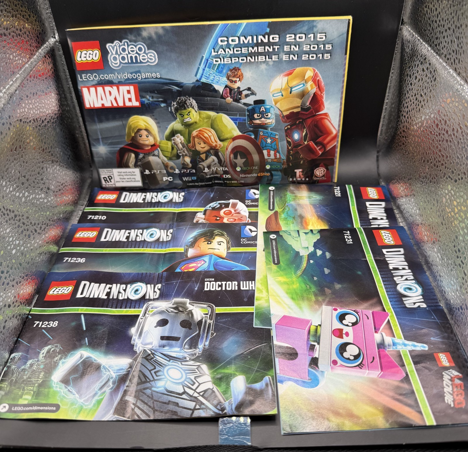 LEGO Dimensions Lot of Character Figures Vehicles and Games