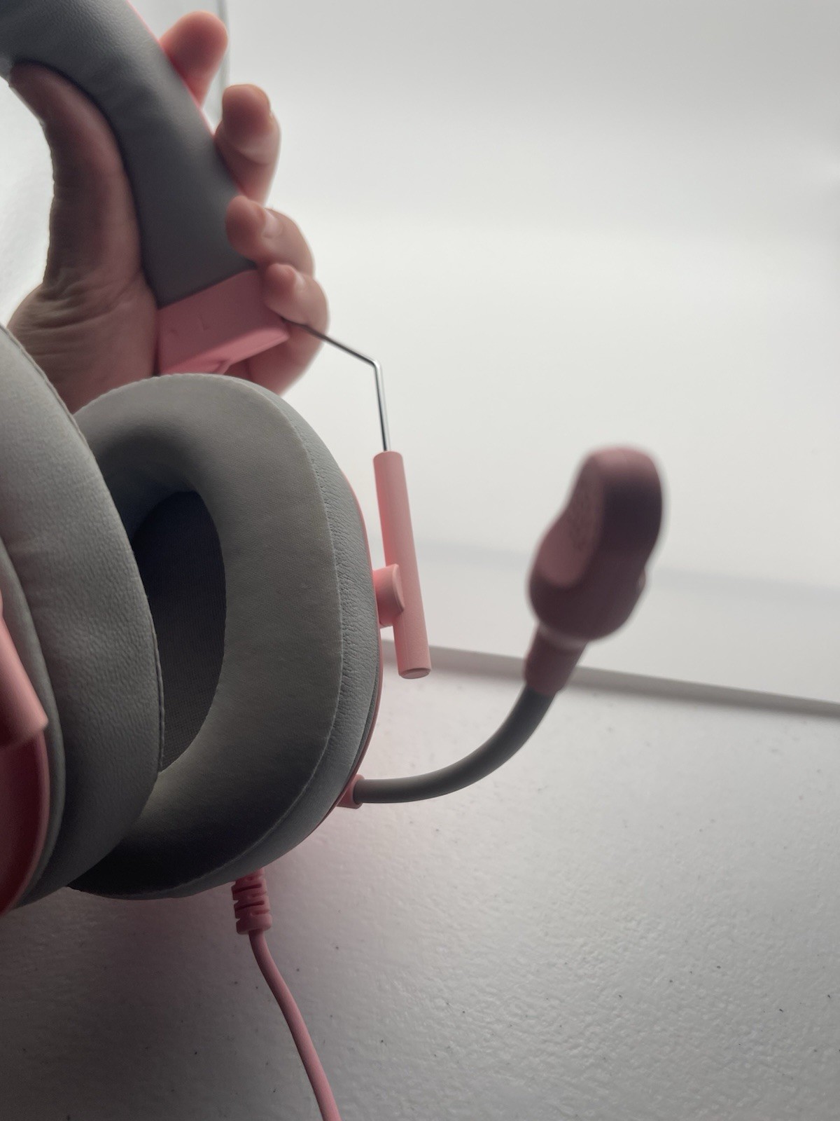 Razer – BlackShark V2 X Wired Gaming Headset – Quartz Pink Good Condition Works