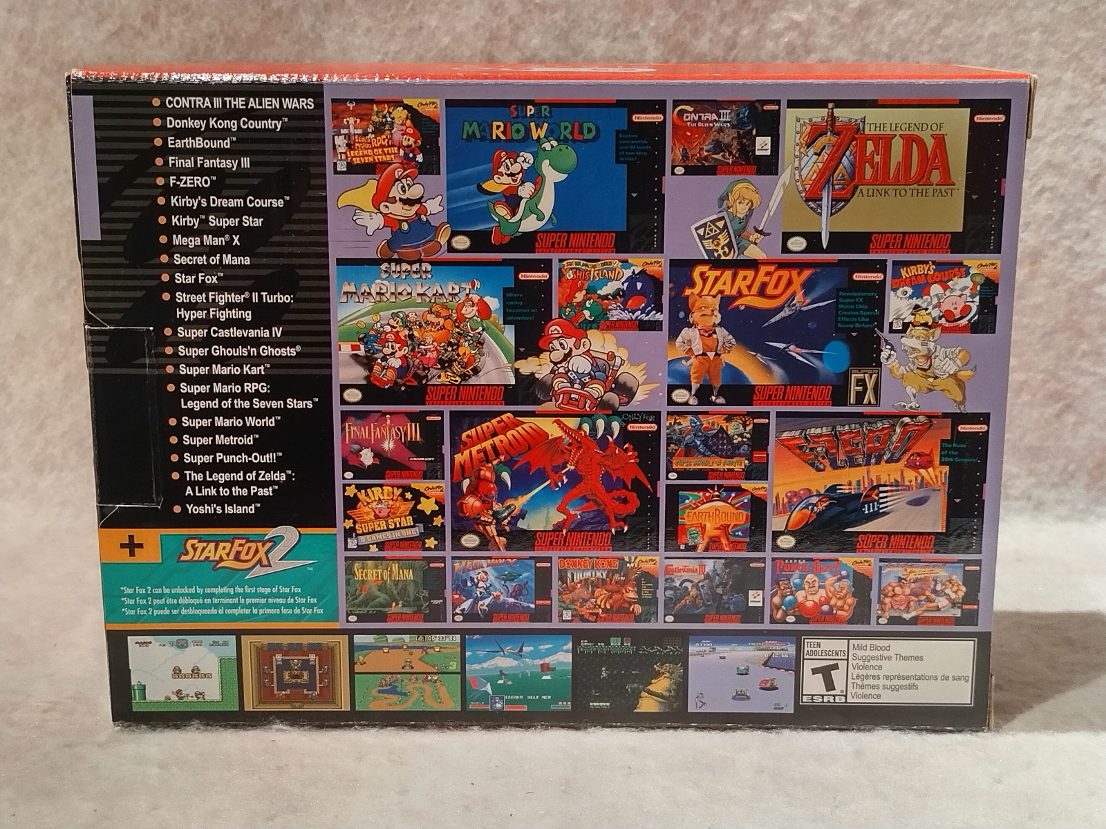 NEW! Official SNES Classic Edition Mini Console Super Nintendo 21 Games Included