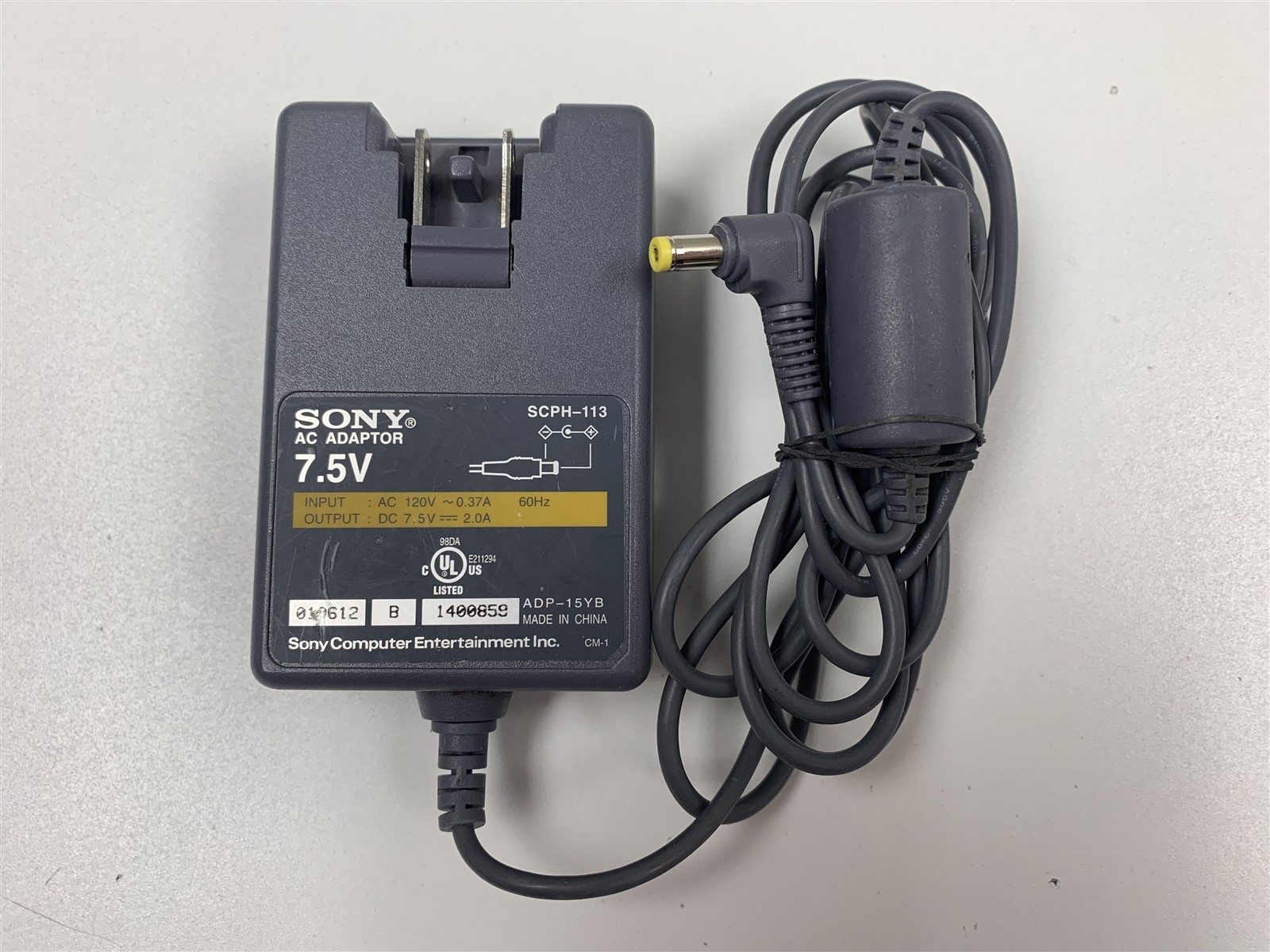 OEM Sony PlayStation 1 Compact PS1 AC Adapter Power Supply Cord