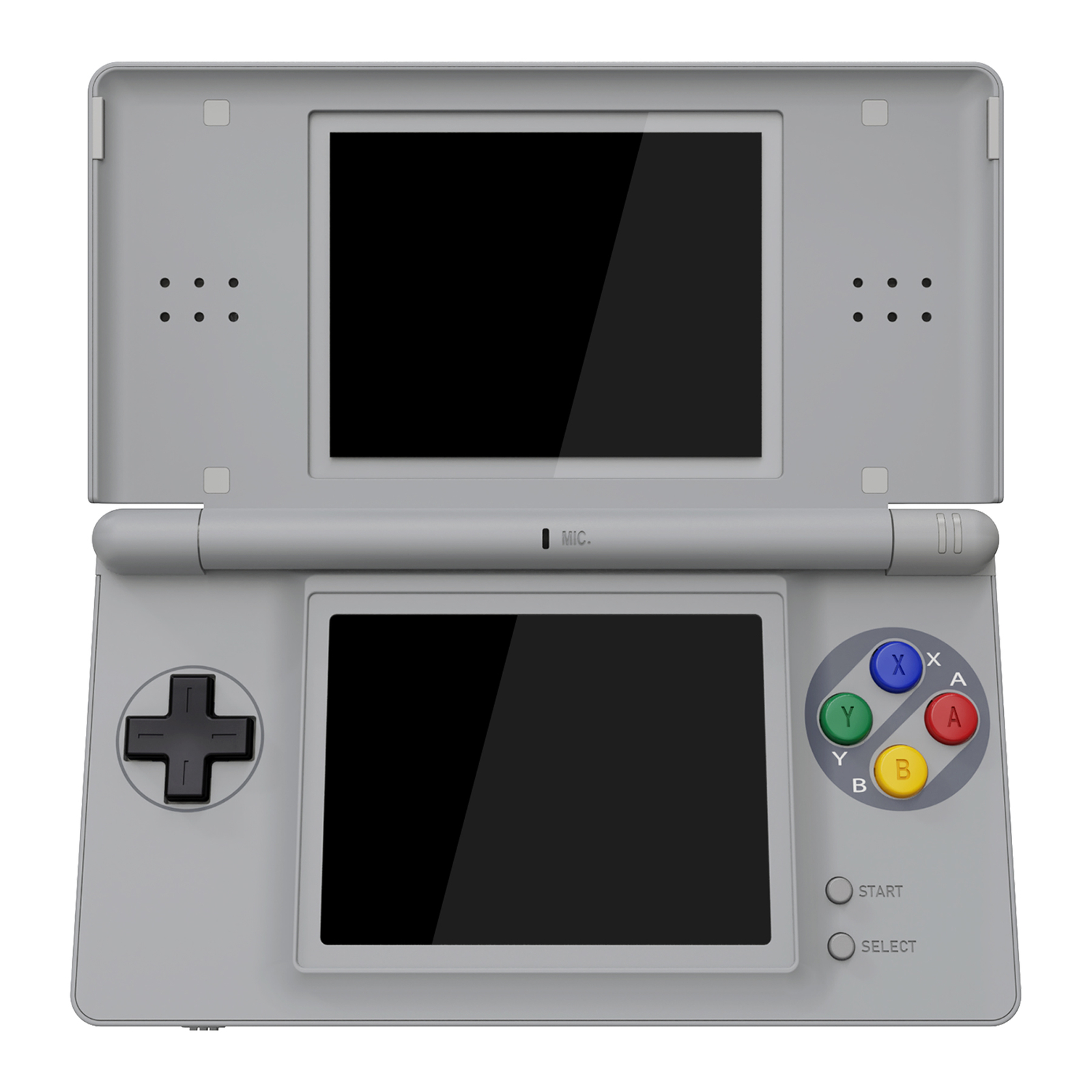 For NDSL Full Shell Screen Lens Buttons For Nintendo DS Lite SFC SNES Classic EU