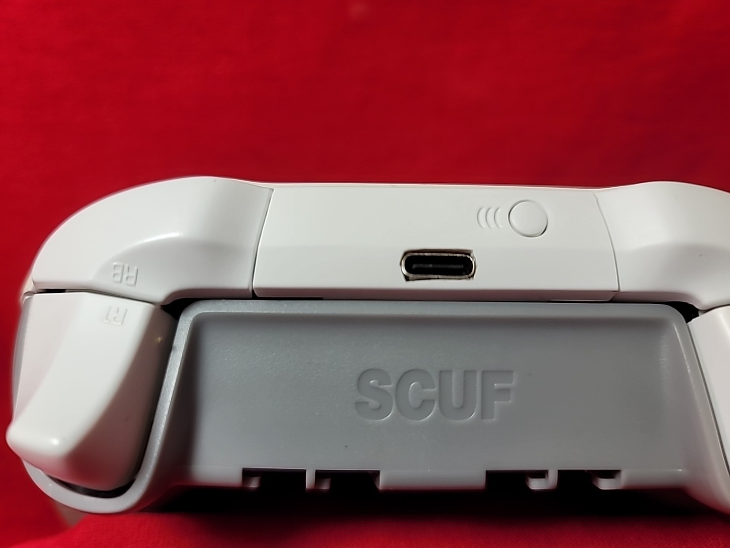 Xbox One Scuf Controller White (TMR Joysticks) Charge Port Upgraded To UsbC