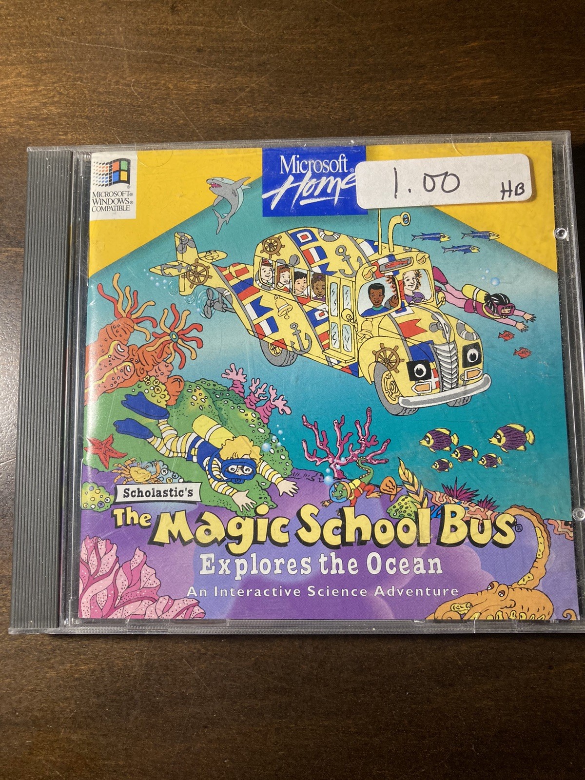 The Magic Schoolbus Explores the Ocean – Microsoft Home Windows 95 PC CD Game