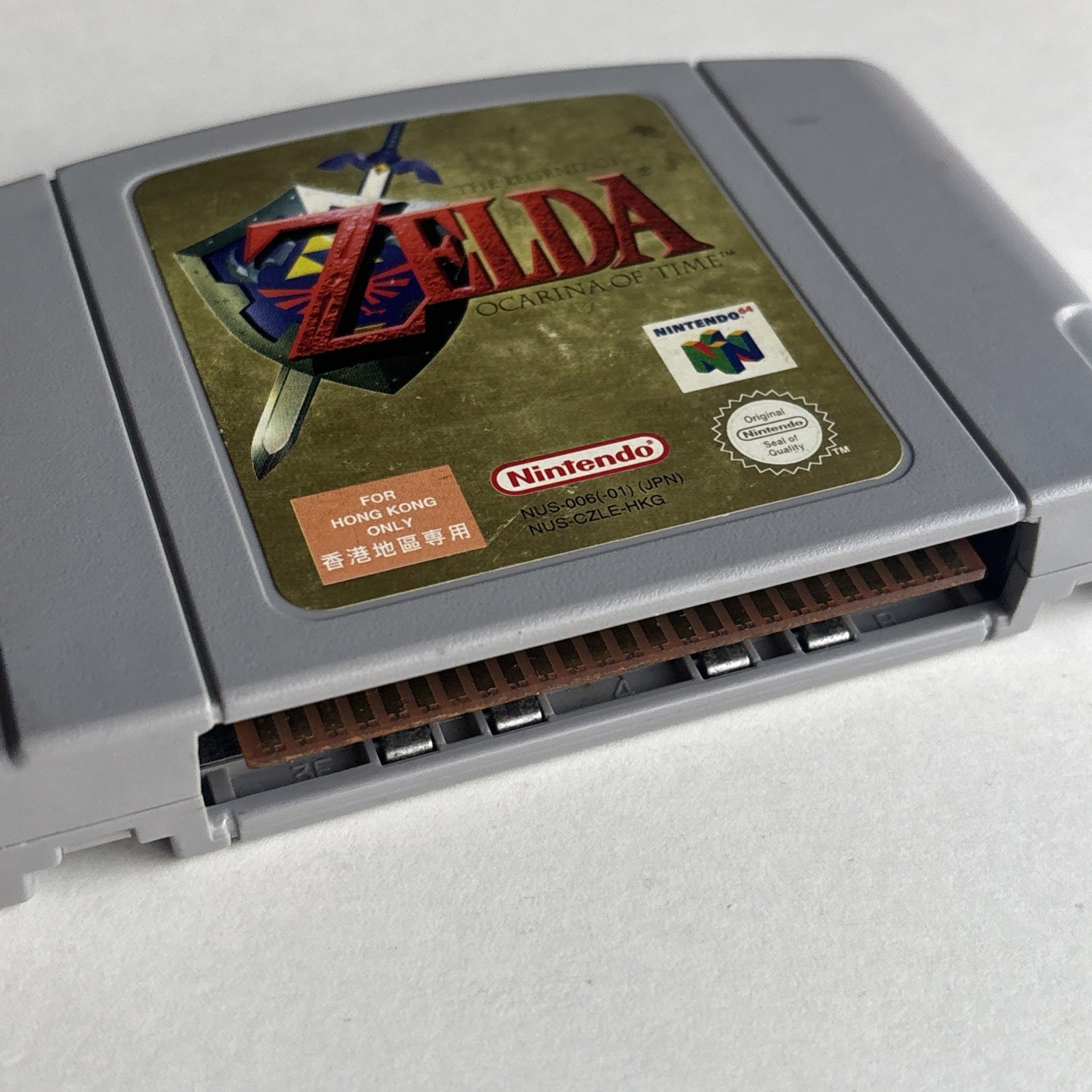 Hong Kong Version Legend Of Zelda Ocarina Of Time Authentic Nintendo 64 N64 Rare