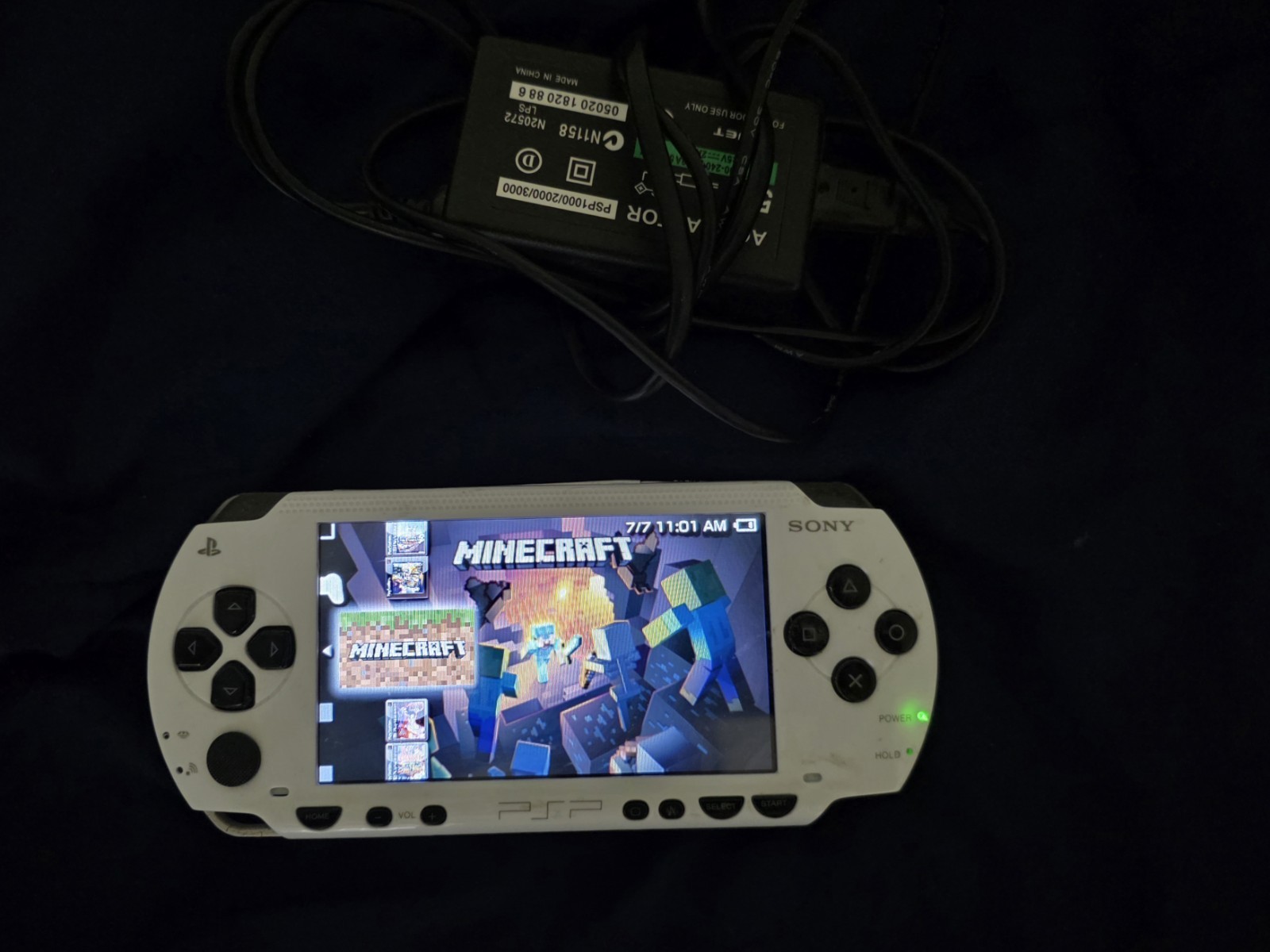 Sony Psp 1001 Handheld Console, With Charger And Dozens Of Games Built In!