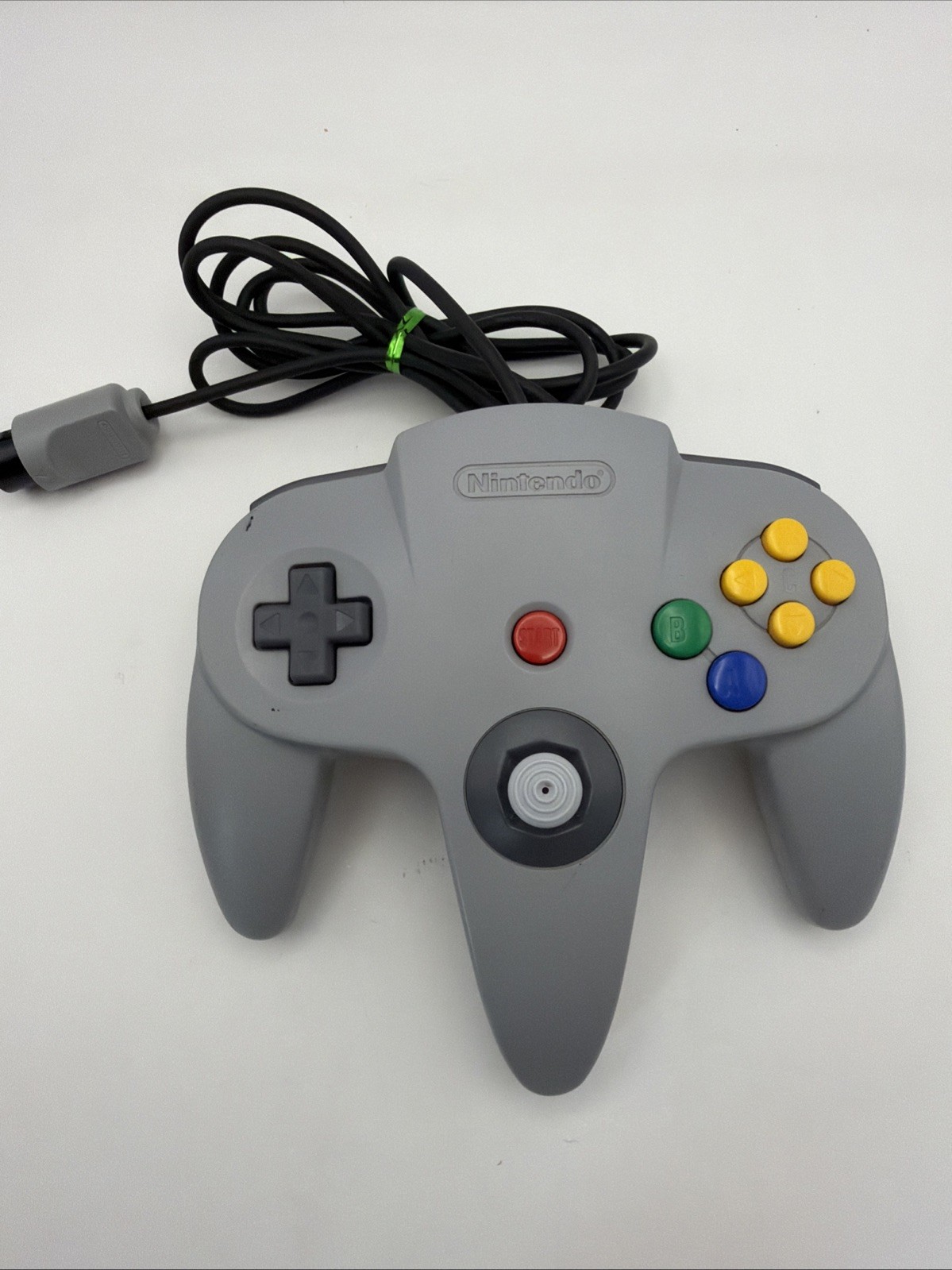 Nintendo 64 N64 Console Bundle Gray Controller OEM Cables Tested Works Great