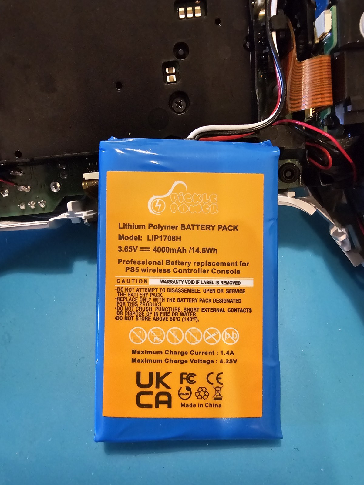 Dualsense PS5 controller – 4000mAh Battery – TMR Joysticks – Astrobot shell