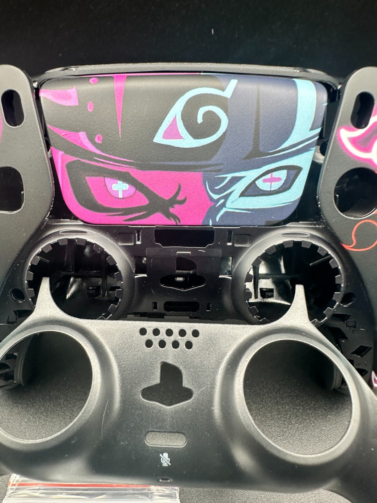 Neon Ninja Glow PS5 Controller Shell Kit | DualSense Faceplate + Cyberpunk Anime