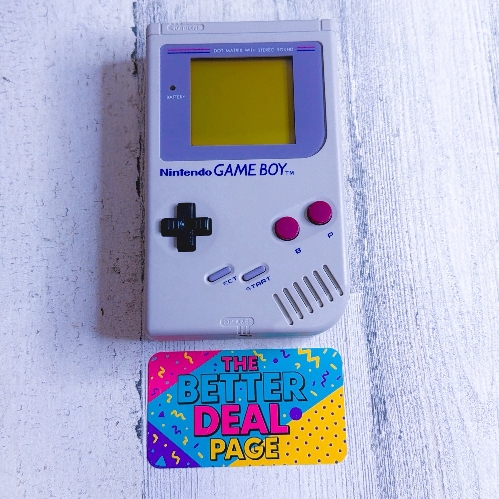 Original Nintendo Game Boy DMG-01 – Gray – Cleaned-Working – Excellent Condition