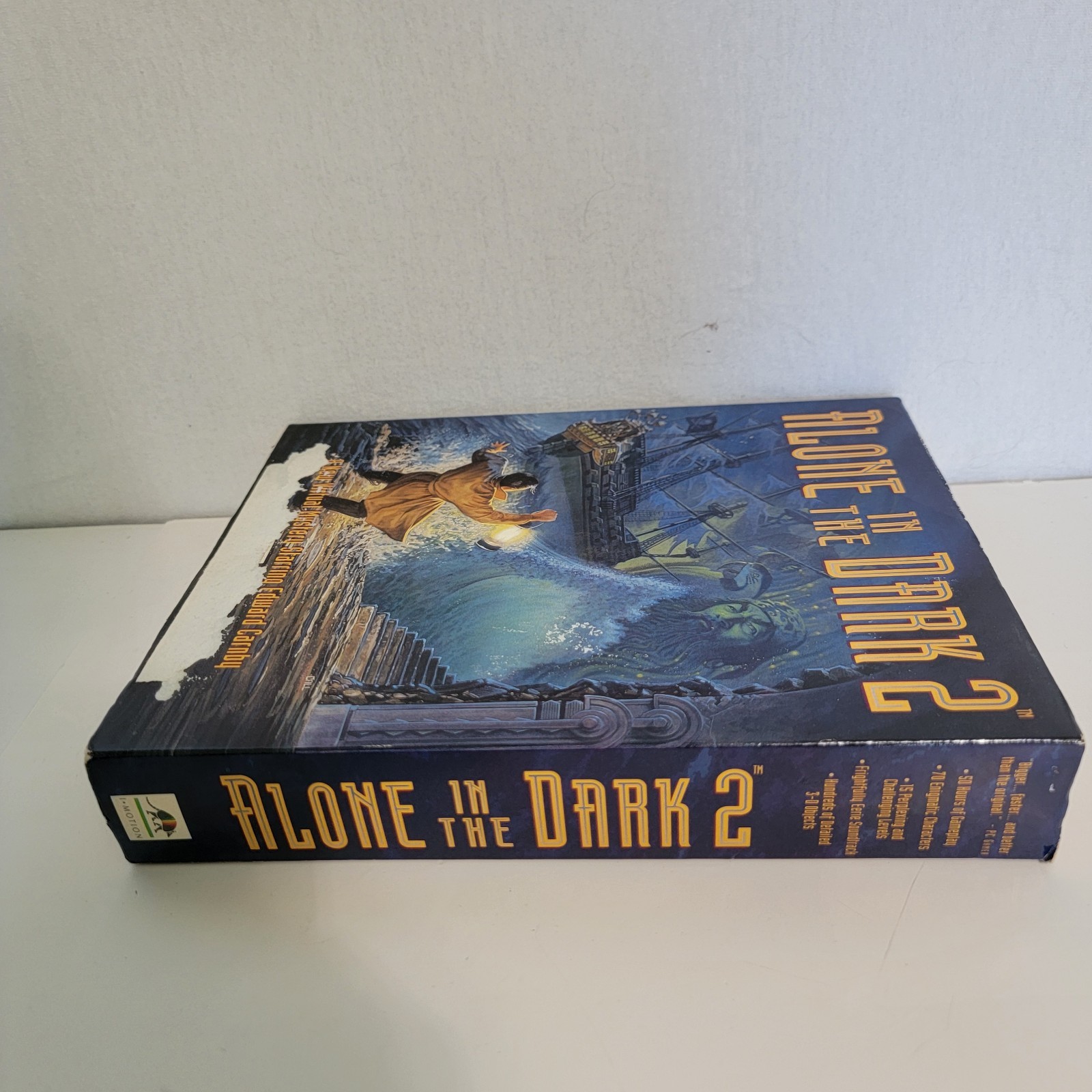 Alone In The Dark 2 (1993, PC) – Big Box CIB – IBM 3.5” – Mint Complete – Extras