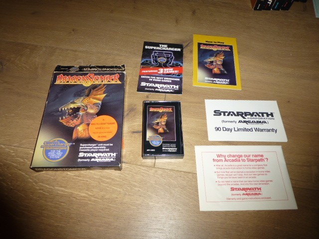 Supercharger Starpath Arcadia Atari 2600 COMPLETE SET #1-12 CIB Complete In Box