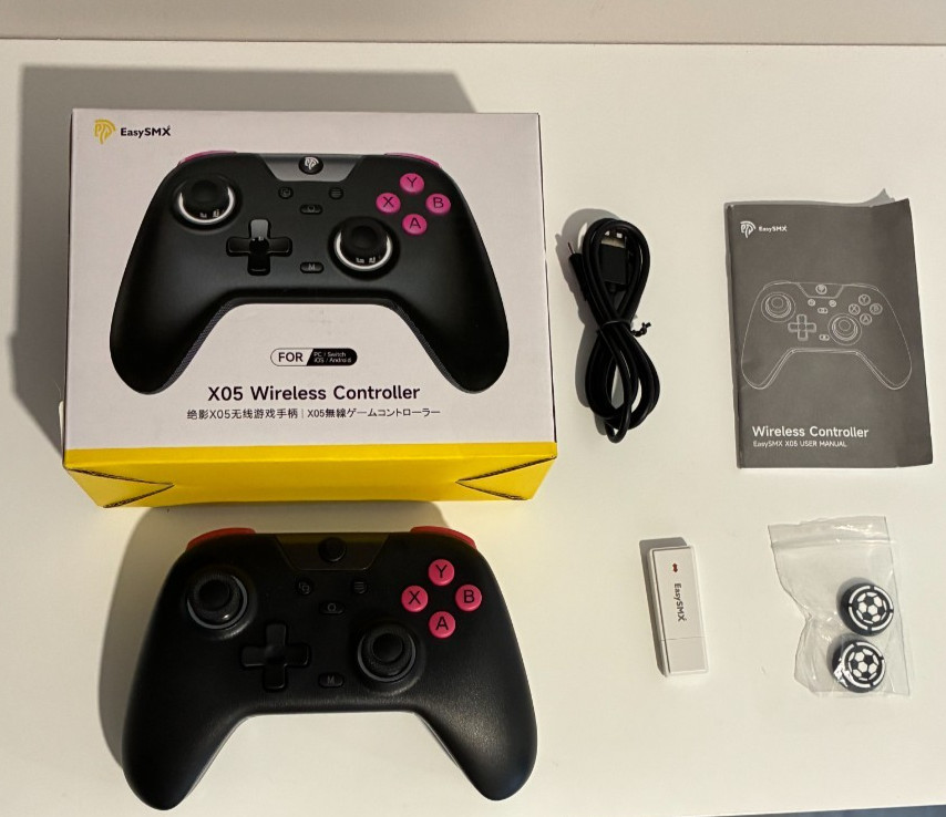 EasySMX X05 2.4g Wireless Gaming Controller for PC/Steam/iPhone/Android/Switch