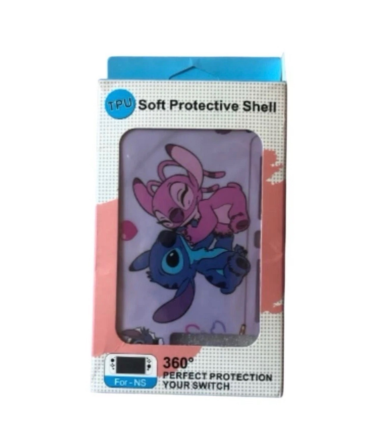 Lilo & Stitch Purple TPU Soft Protective Shell For Nintendo Switch