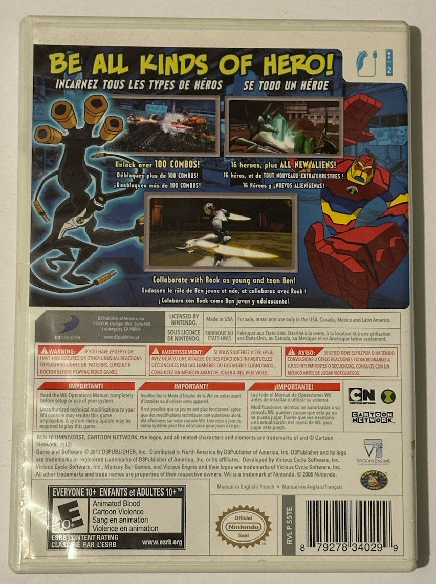 Ben 10: Omniverse (Nintendo Wii, 2012)
