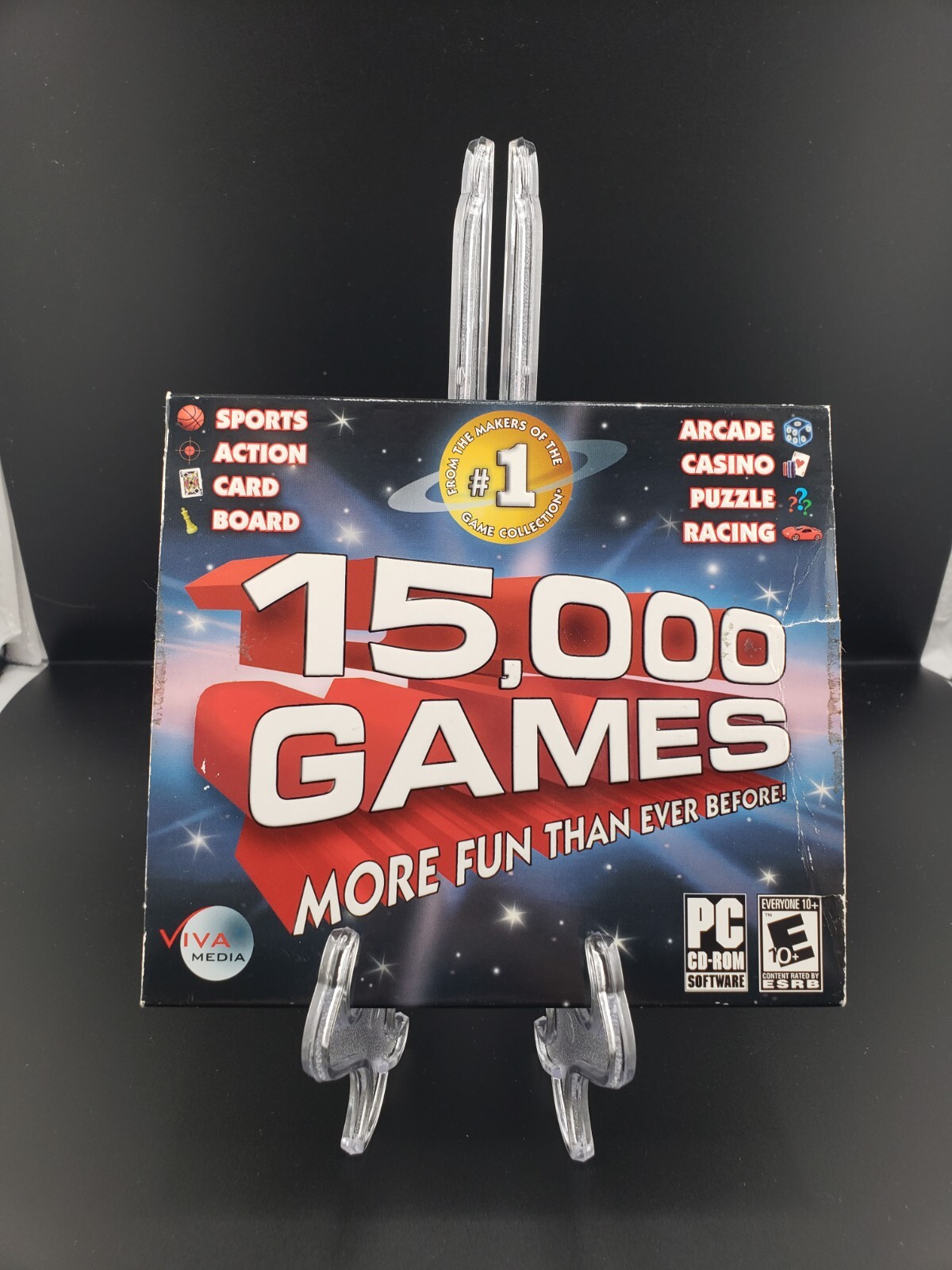 15,000 Games (Arcade Casino Racing Action Sports Card) PC – Tested