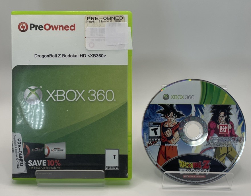 Dragon Ball Z: Budokai HD Collection (Xbox 360, 2012), Video Game, Disk & Case