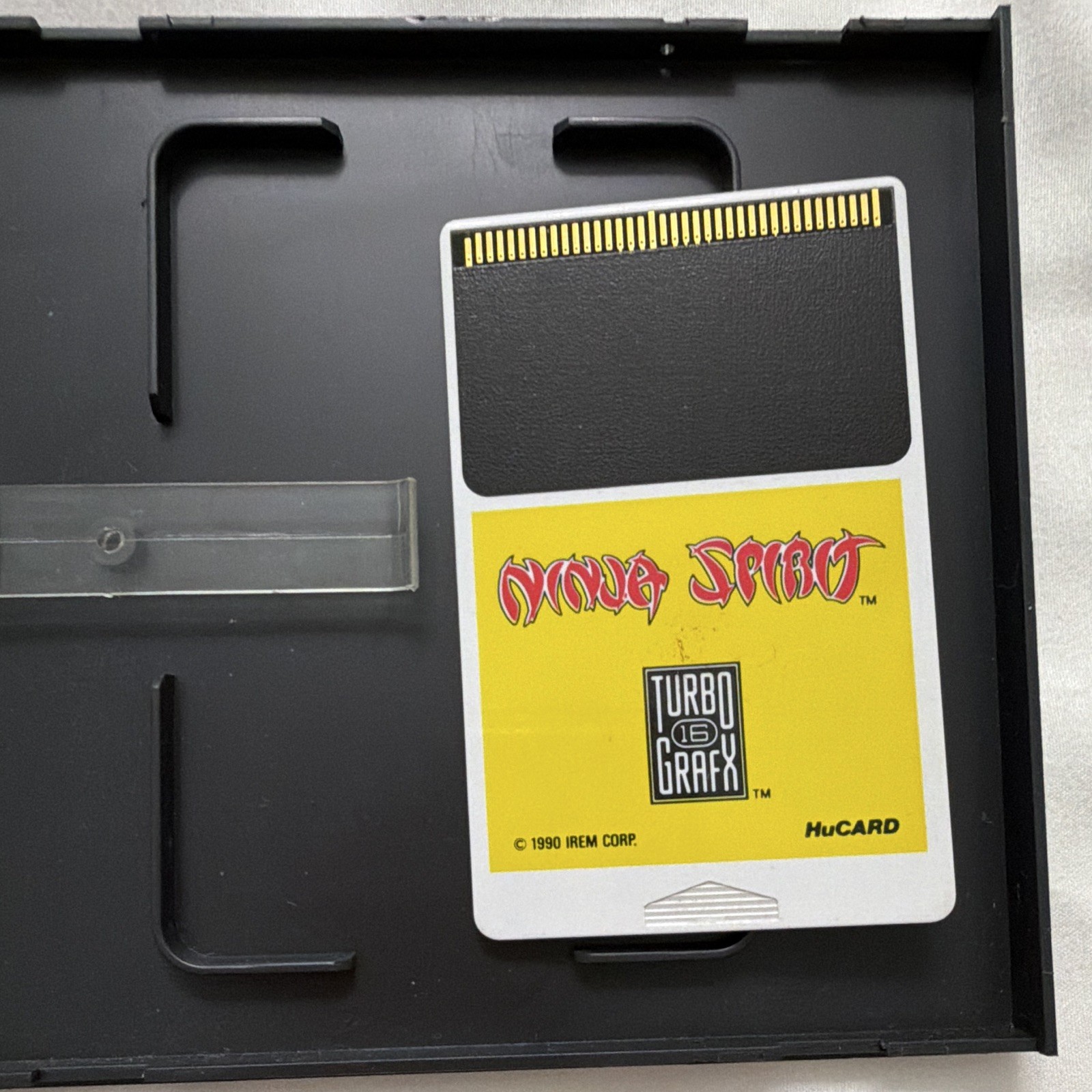 NEC Ninja Spirit TurboGrafx-16 HuCARD Video Game 1990 w/ Case