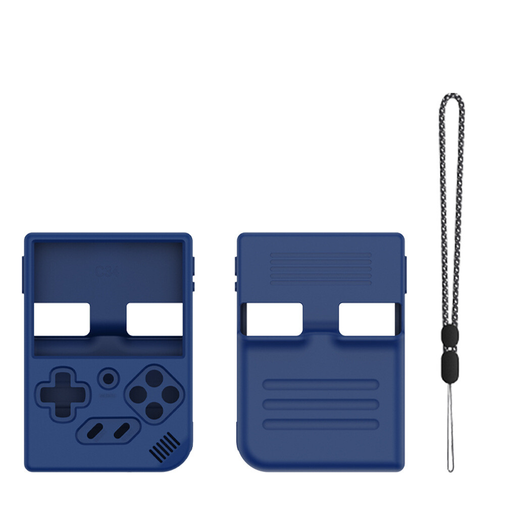 For ANBERNIC RG35XX plus game console silicone case drop protection simple