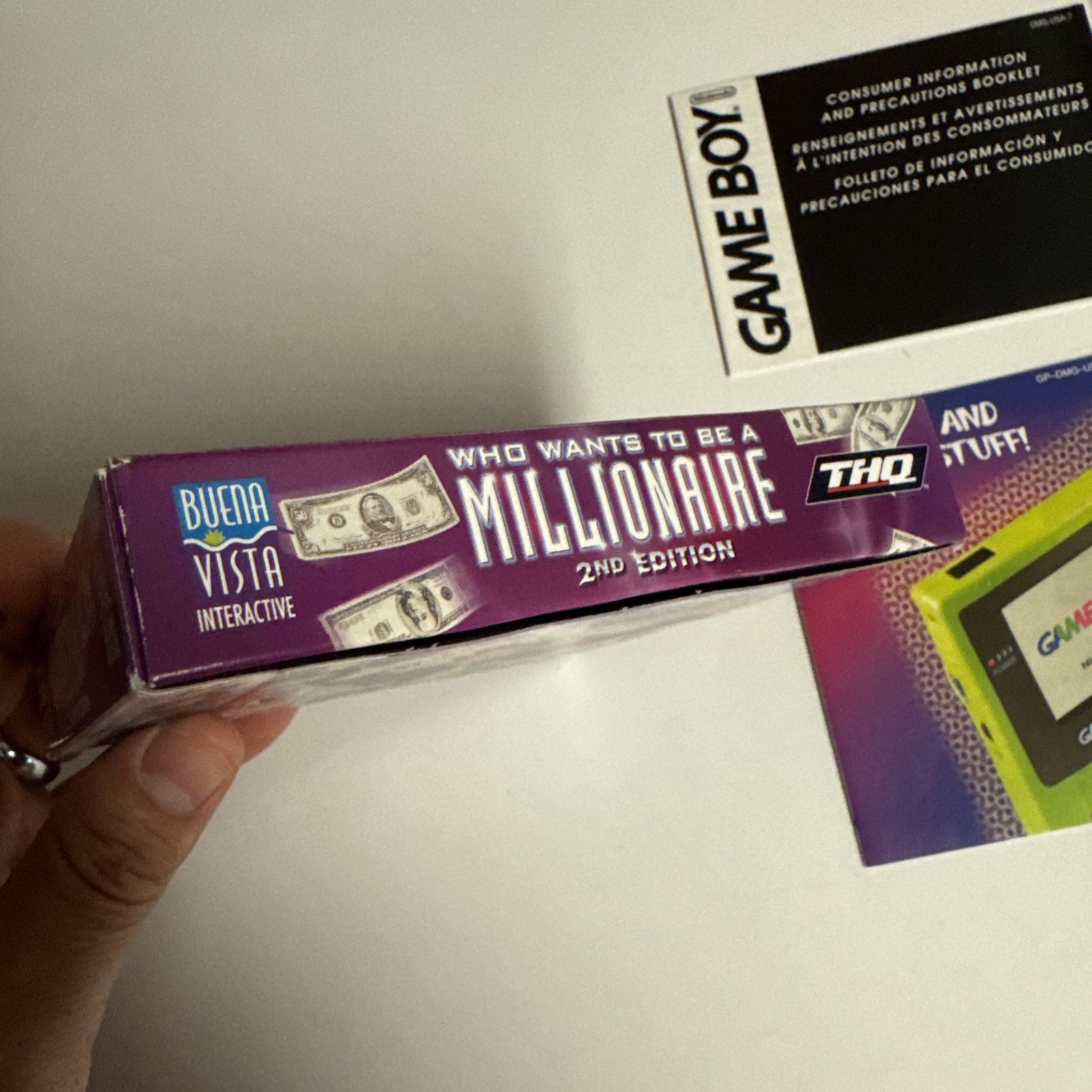 Who Wants to Be a Millionaire 2nd Edition – Nintendo Game Boy Color Complete