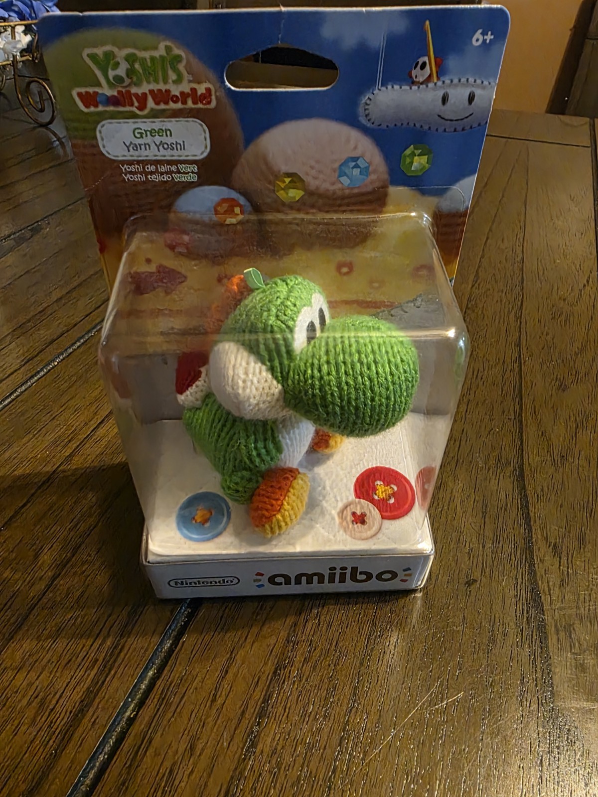 Nintendo amiibo Green Yarn Yoshi Collectible Figure Yoshi’s Woolly World 2015