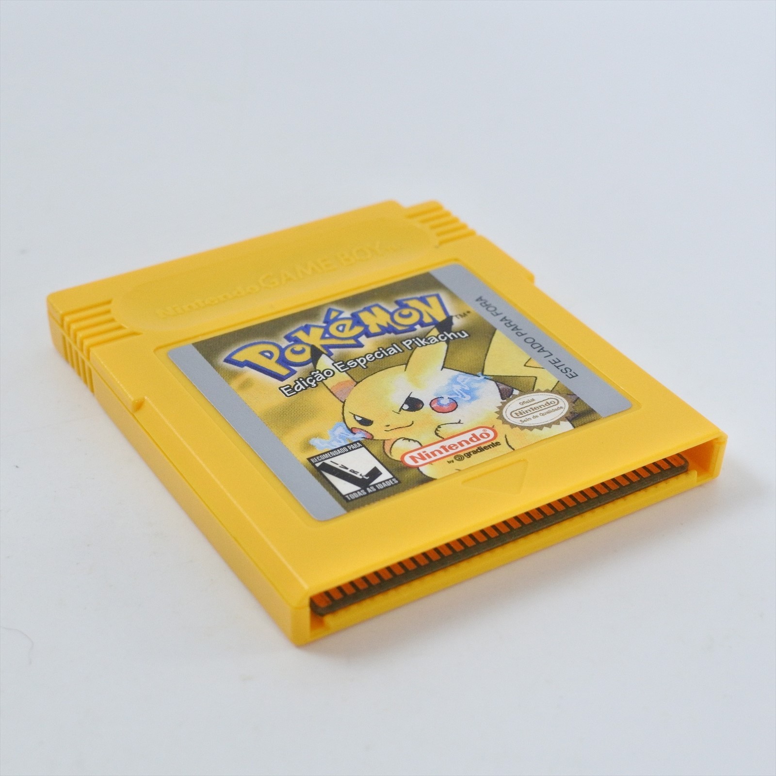 Gameboy POKEMON PIKACHU YELLOW Pocket Monsters Brazil Cartridge Nintendo 438 gbc