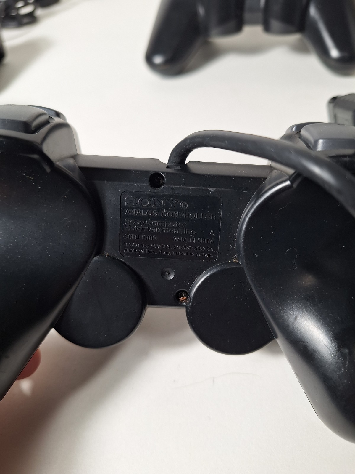 Sony PS1 PS2 Controllers Lot Of 4 Wired Black And Gray UNTESTED Parts Or Repair