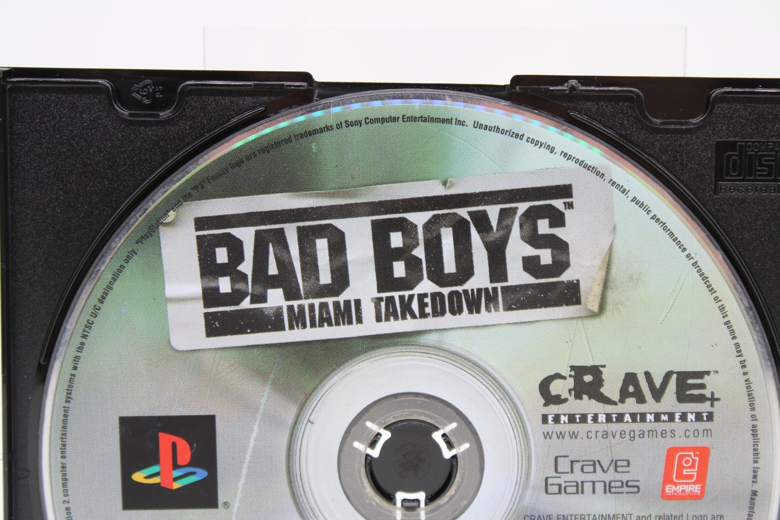 Refurbished PS2 Bad Boys Miami Takedown Disc Only Black Label Mint Good Clean