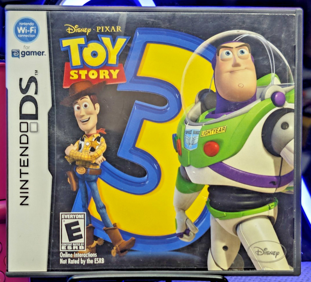 Toy Story 3 The Video Game Nintendo DS Complete CIB Manual Inserts W/ Poster