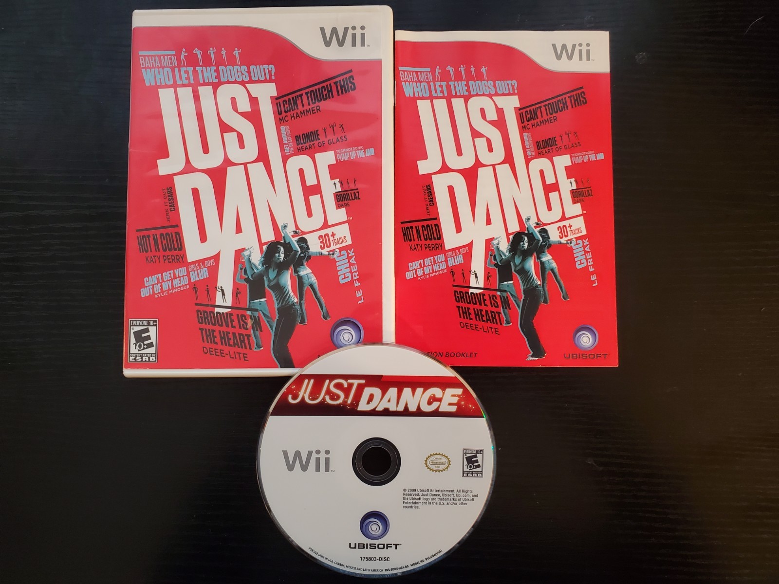 Just Dance (Nintendo Wii, 2009) COMPLETE GCM CIB !