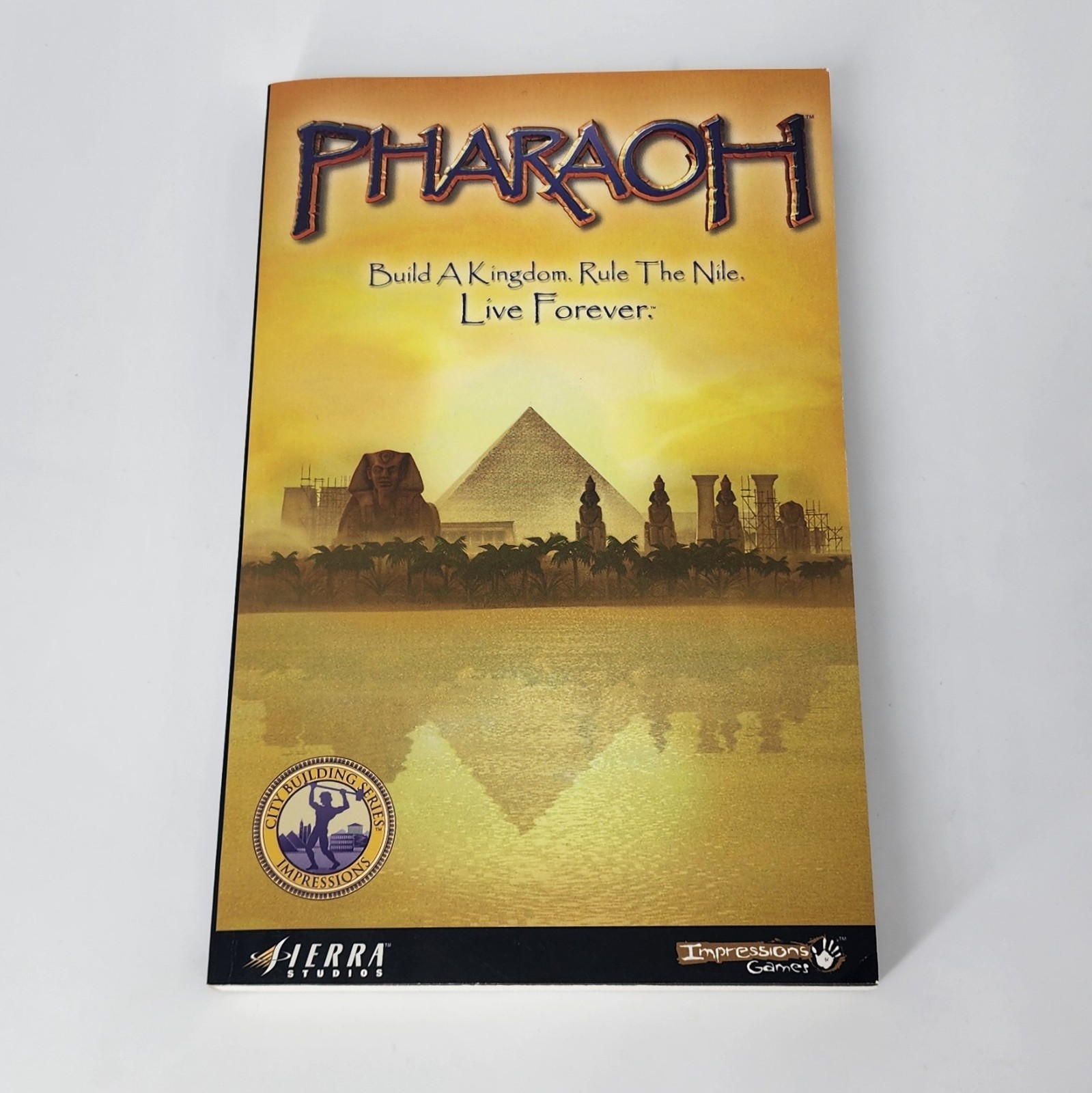 Pharaoh (PC, 1999) BIG BOX Vintage PC Game w/ Manual, Box, Map & CD – Sierra
