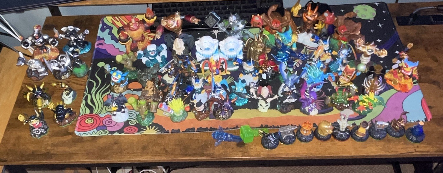 Sky landers collection with legendary and dark edition sets