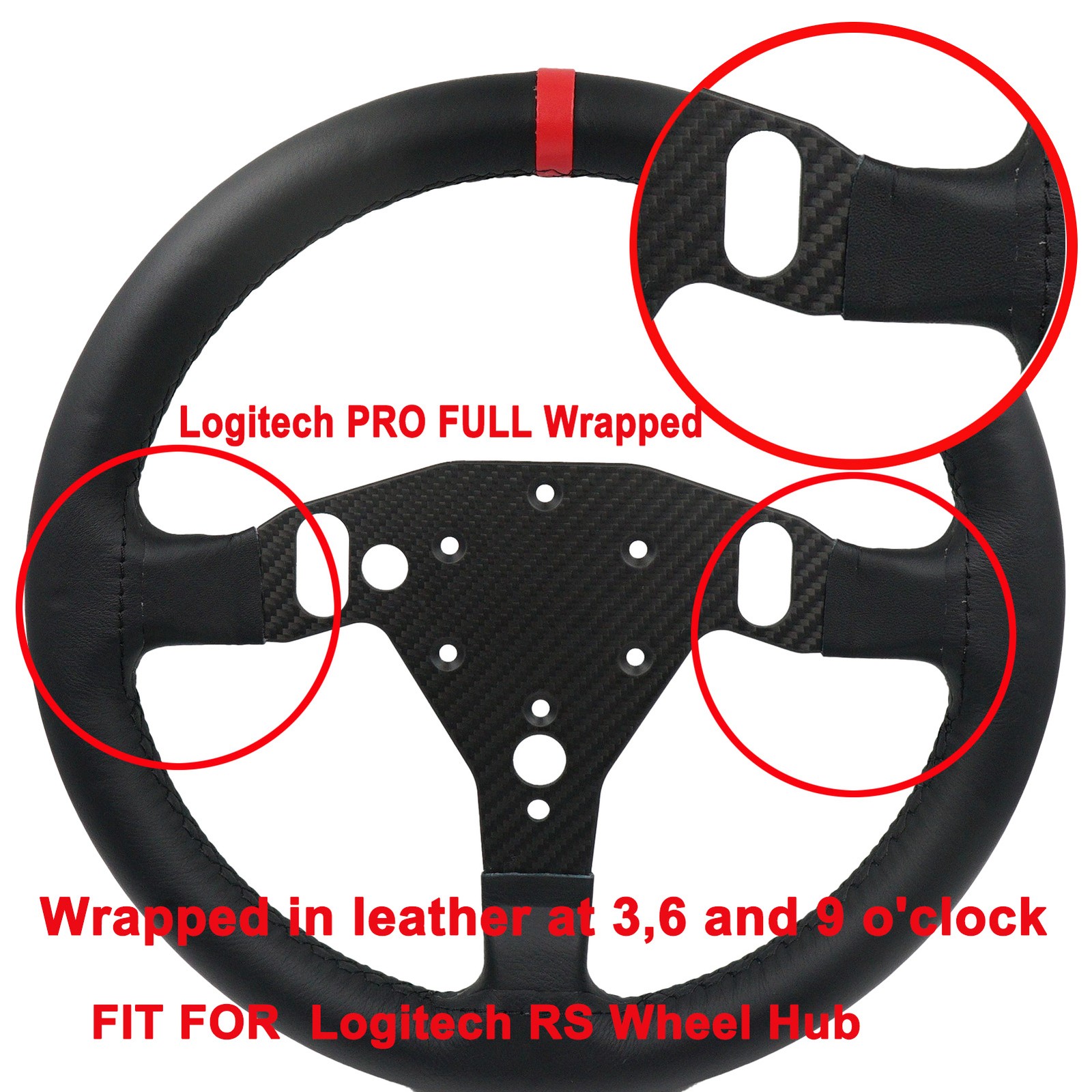 13 Inch GT F1 Racing Wheel Mod For Logitech RS 50 System Steering Wheel Hub Base