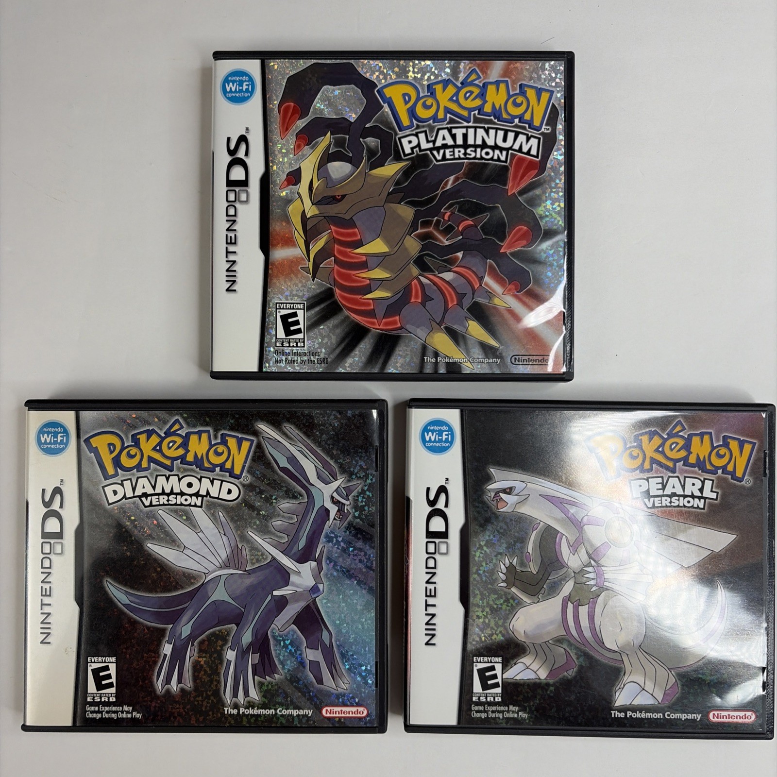 Pokemon DS Platinum Diamond Pearl Bundle W Original Box Authentic Tested
