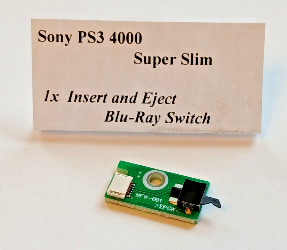 PS3 Eject Switch, PS3 4xxx Super Slim, Issues with Disk Not Being Detected