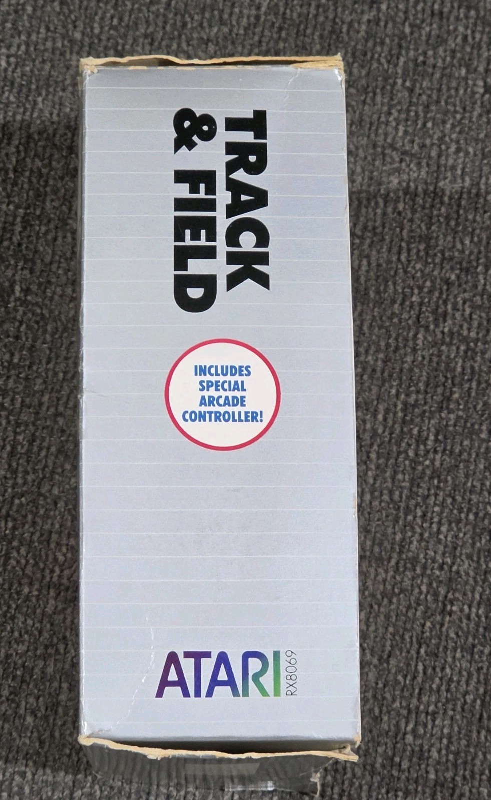 Track & Field Complete In Box With Controller Atari 400 800 1200XL TESTED 8 Bit