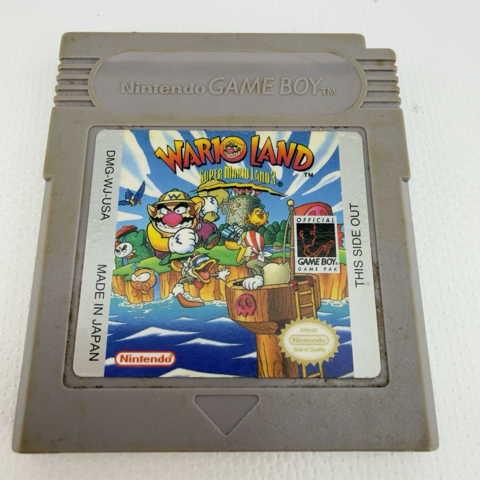Nintendo Game Boy Wario Land Super Mario Land 3 DMG-WJ-USA Authentic Tested