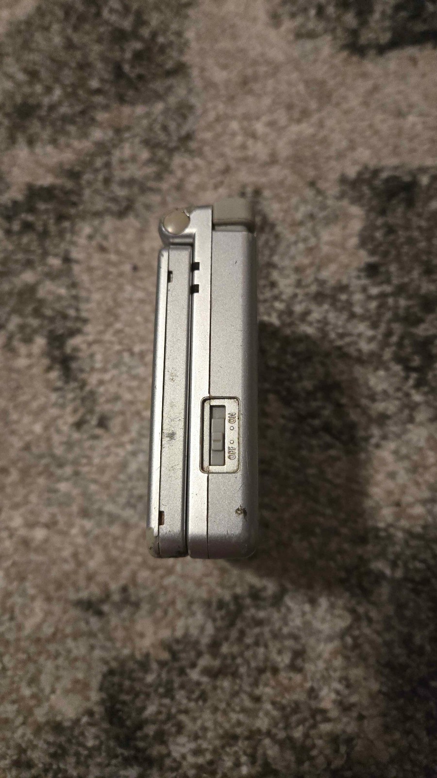 Nintendo Game Boy Advance SP Handheld System – Silver – No Charger