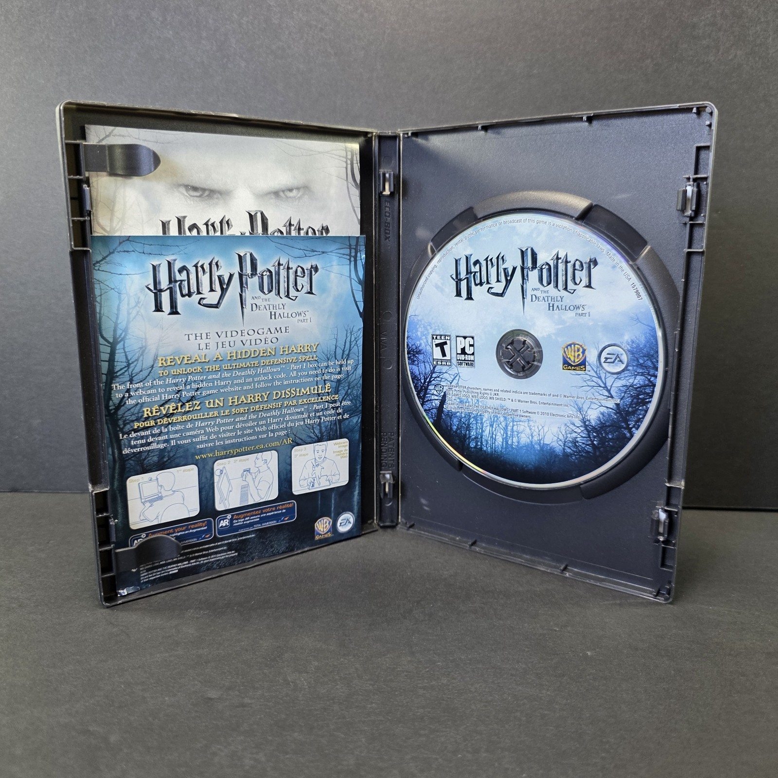 Harry Potter & Deathly Hallows Part 1 PC Game 2010 CIB Manual Tested Very Good