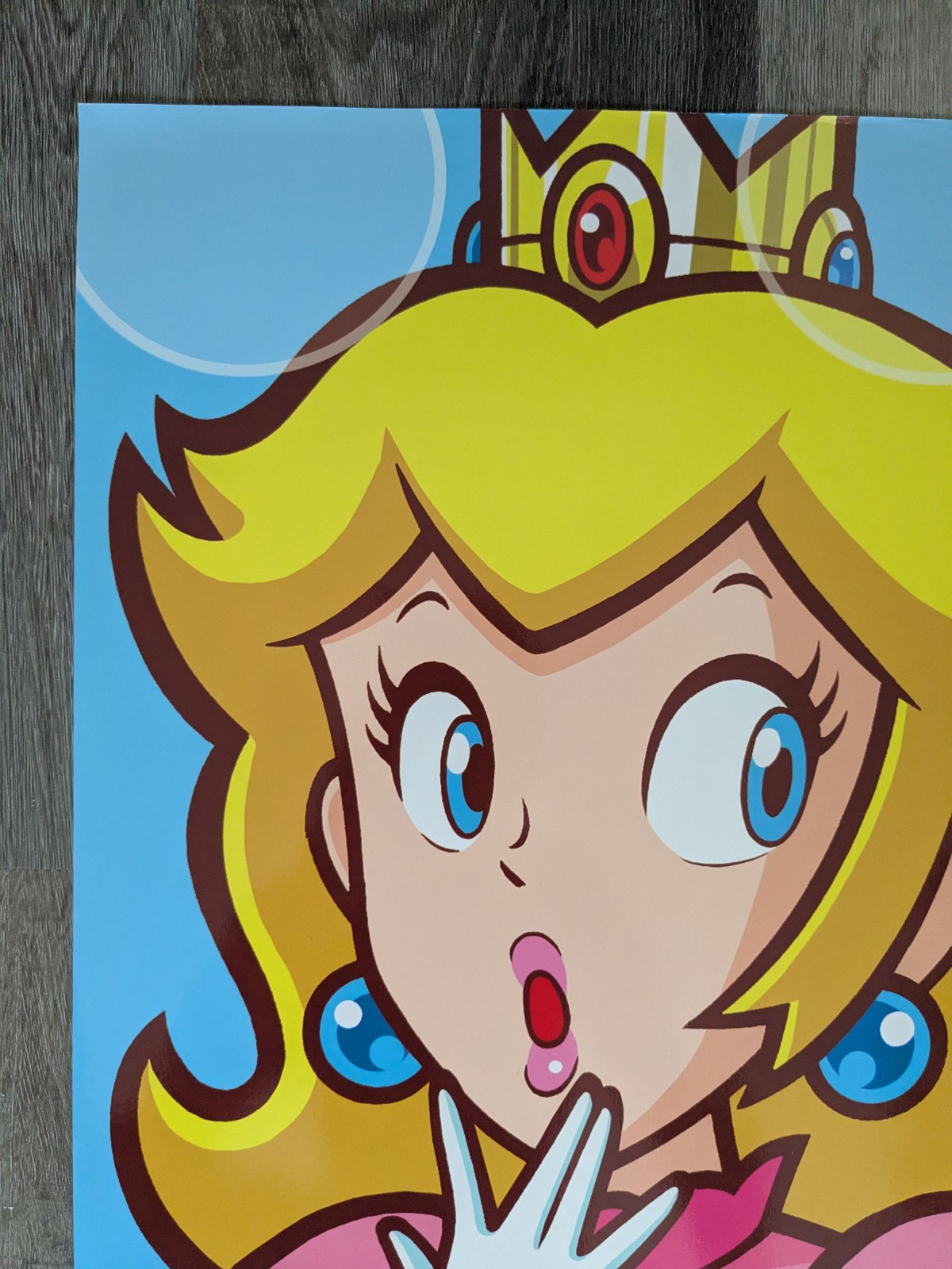 NEW Authentic Super Princess Peach Nintendo DS Video Game Promo Poster 28″ RARE