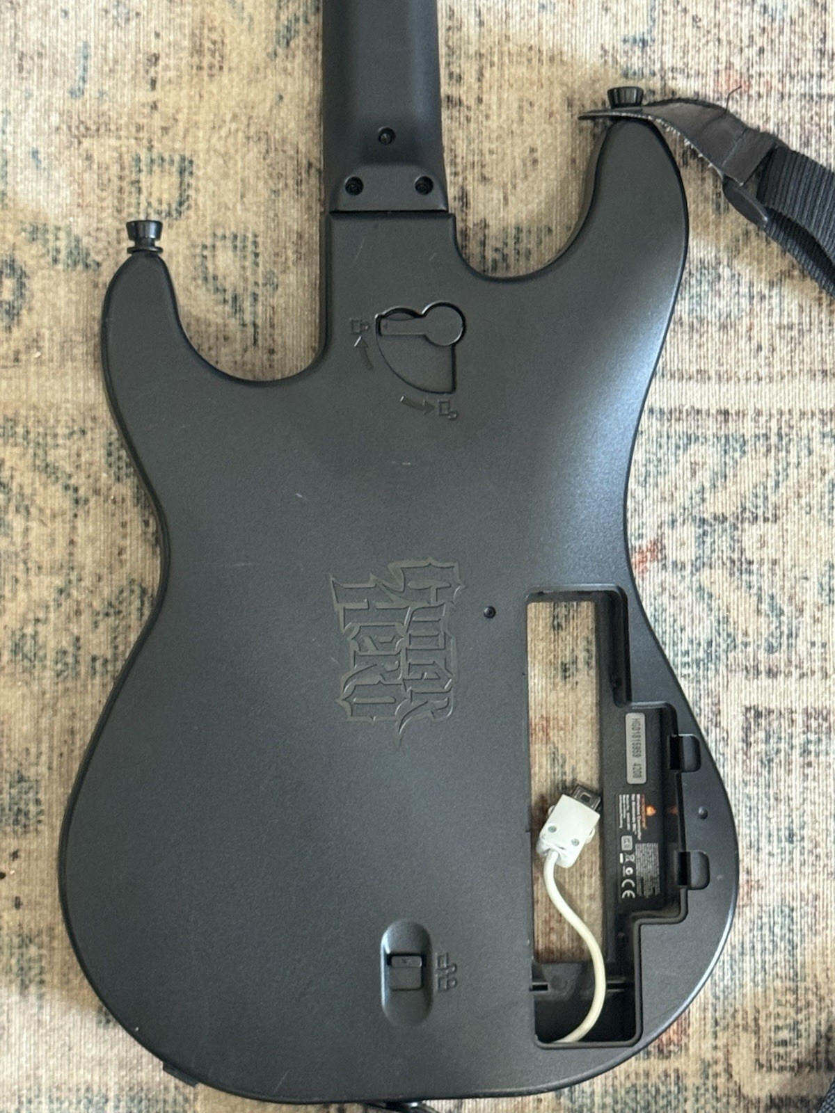 Guitar Hero RedOctane Wireless Controller Nintendo Wii 95455.805 w Strap No Covr