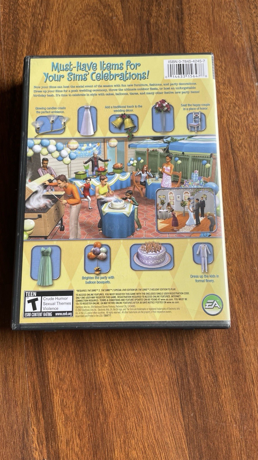 The Sims 2: Celebration! Stuff PC EA NTSC-U/C T Rated Simulation Sims Series