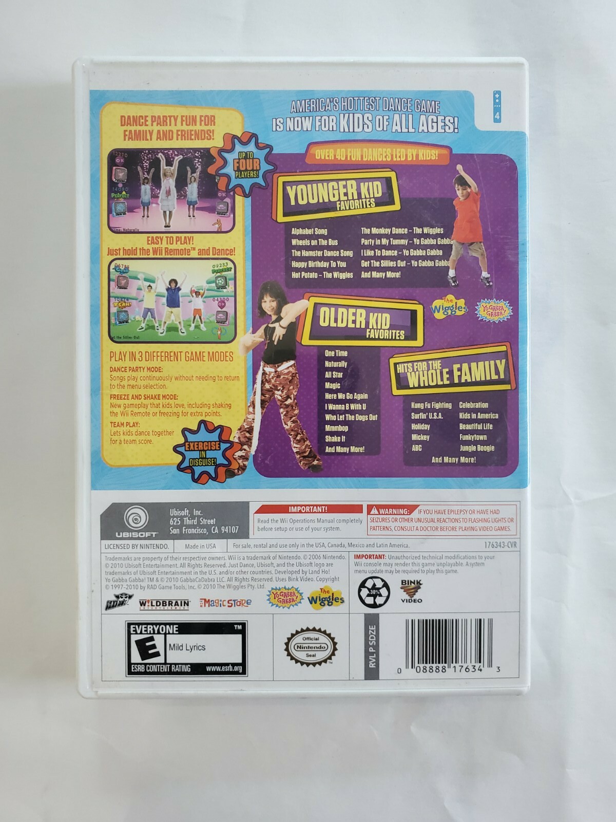 Just Dance Kids (Nintendo Wii, 2010 Free Fast Shipping